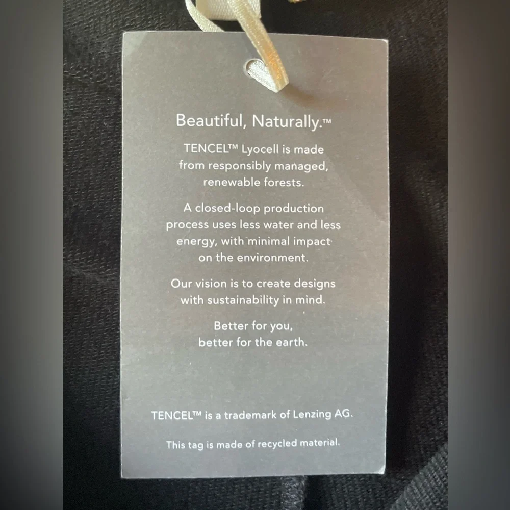 NWT Garnet Hill Women's Easy Black Boho Pants with Side Detailing - Picture 9 of 11